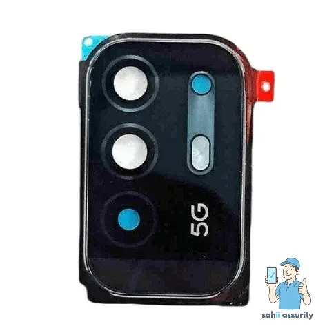 Camera Lens Glass with Frame for Oppo F19 Pro Plus 5G Silver thumbnail